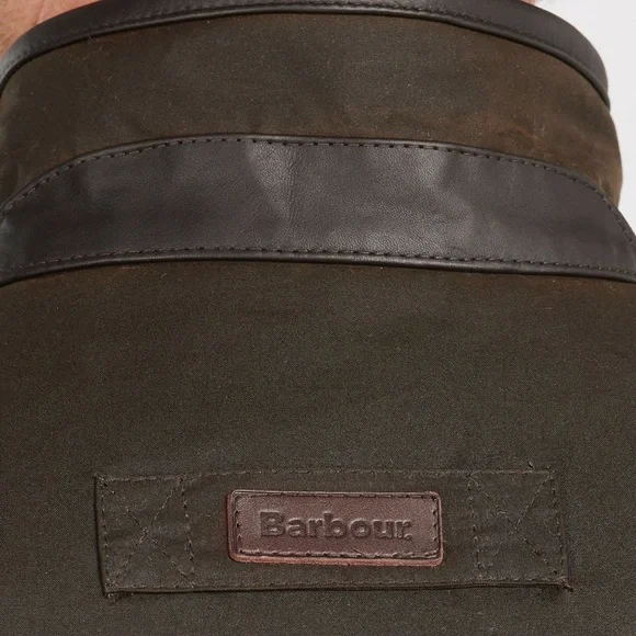 Barbour Men's Hereford Wax Jacket (Olive) M - Picture 6 of 12